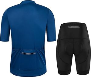 Vêtements de sport personnalisés OEM uniformes de cyclisme vierges de couleur bleue uniformes de cyclisme professionnels personnalisés de l'équipe de conception de vêtements de vélo - Product Image 2