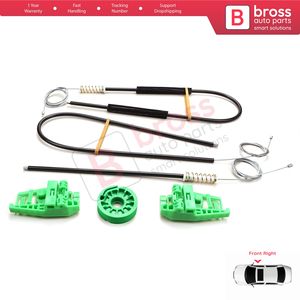 BWR742 jeu de réparation de lève-vitre électrique droit pour série 3 E46 Compact 2001-2005 2/3 porte 51338251352 Bross pièces automobiles - Product Image 3