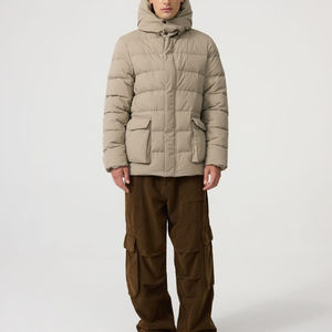 2026 Wholesale Men's Waterproof Windproof Breathable Stand <b>Fleece</b> Jacket Custom Logo High Quality Thick Bamboo Lining Winter - Product Image 4