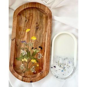 Juego de 3 bandejas de servicio de resina de nuevo diseño puro con la mejor calidad y material a un precio muy asequible - Product Image 4