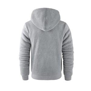 Sweat à capuche vintage épais en coton polaire zippé Acid Wash Zipper Oversized Hoodie - Product Image 3