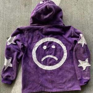 Sudadera con capucha personalizada con bordado desgastado Fabricante de algodón de peso pesado Sudaderas con capucha French Terry Basics algodón mezclado - Product Image 4