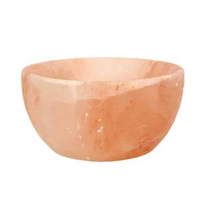 Cuenco de sal del Himalaya artesanal para presentación de comida gourmet Artesanías naturales Exhibición culinaria Cuenco de sal de especias - Product Image 3