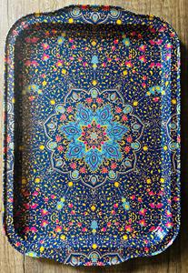 Bandeja de Servicio de Diseño con Recubrimiento de Esmalte de Madera MDF, Bandeja de Mesa de Alta Calidad para Hoteles y Restaurantes - Product Image 5