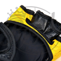 Gants d'entraînement de Muay Thai et de kick-boxing avec sangle de poignet réglable, antidérapants, professionnels, en cuir PU hybride MMA