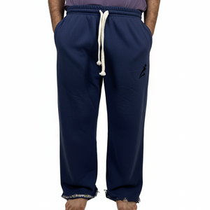 OEM Custom Manufacturer Logo <b>Black</b> Unisex Joggers Terry Fleece Soft Touch <b>Fabric</b> Cotton Men Sweatpants washed men's pants - Product Image 1