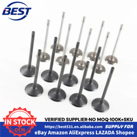 Kit de soupapes d'admission et d'échappement moteur 16 pièces compatible 2.0 2.4 L Essence 05-17 A20 Z20 A22 Z22 LTG LE5 pour BUICK CHEVROLET PONTIAC GMC SATURN