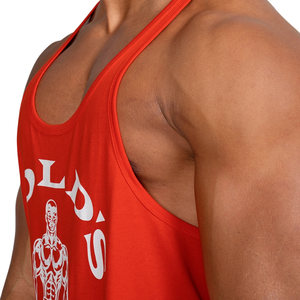 Camiseta Deportiva Roja para Hombre, Camiseta sin Mangas para Gimnasio, Camiseta Deportiva para Entrenamiento de Fisicoculturismo, Chaleco de Entrenamiento sin Mangas, Ropa Deportiva - Product Image 5