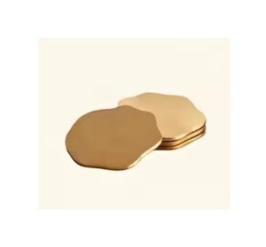 ที่รองแก้วสแตนเลสสีเงิน ดีไซน์คลาสสิกล่าสุด พร้อมบริการพิมพ์ลายตามสั่ง สำหรับใช้ในบ้าน โรงแรม ร้านอาหาร - Product Image 2