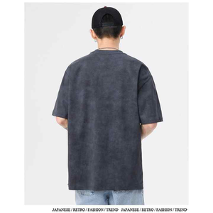 เสื้อยืดแขนสั้นทรงหลวมสำหรับผู้ชายเสื้อยืดลำลองสไตล์สตรีทแฟชั่นแบบสั่งตัด - Product Image 6