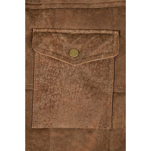 Best Quality Genuine Leather <b>Vest</b> Warm and Waterproof Fall and Winter with Sleeveless Design & Pocket Leather <b>Vest</b> For sale - Product Image 6