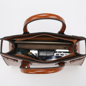 Bolsos de cuero genuino de lujo para mujer, venta al por mayor, monederos de diseñador de marcas famosas para mujer con cierre de cremallera - Product Image 2