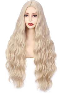 Premium 60 Blonde Couleur Suisse Dentelle Perruque 100% Temple Remy Cheveux Humains - Product Image 5