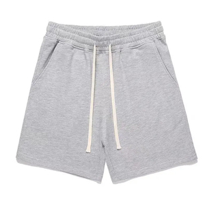 กางเกงกีฬาขาสั้นลำลองผ้าฝ้าย100% ฟิตเนสกางเกงฟิตเนสวิ่งออกกำลังกายเล่นบาสเก็ตบอลขนาดพิเศษสุดหรู - Product Image 3