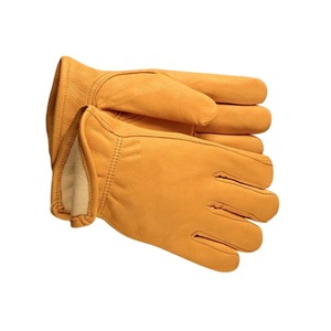 Guantes de conductor de seguridad de cuero de vaca dividido de la mejor calidad, hechos a medida, guantes de trabajo de conducción transpirables de talla grande para la venta en línea - Product Image 6
