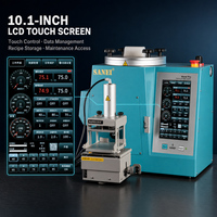 Machine d'injection de cire à commande tactile pour moules de bijouterie, écran 10,1 pouces, mouvement rapide du support, unité de détection des résidus