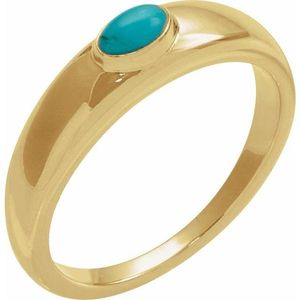 Joyería Fina Stuller, Oro Amarillo de 14K, Gema en Forma de Pera, Cabujón 72387:128P, Engaste de Bisel, Certificado GRS, Uso Diario, Para Enamorados - Product Image 1