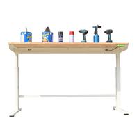 Banc de travail électrique réglable en hauteur de 168 cm, double moteur, meilleure qualité, mobilier de bureau, 220 V, bureau relevable, table assis-debout