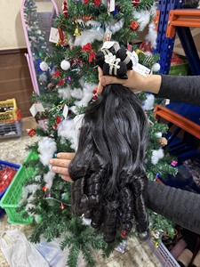 เทรนด์ใหม่ราคาโรงงานชุดต่อผมมนุษย์พร้อมชุดผมหยิกเด้งด้านหน้าสําหรับผู้หญิงทุกคน - Product Image 2