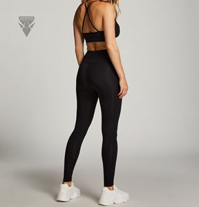Pantalon de fitness à carreaux taille haute personnalisé pour femmes, nouveau design, fermeture à la taille élastique pour la pratique du yoga en cours d'exécution - Product Image 3