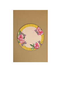 Porte-marmite en MDF imprimé émaillé Dessous de verre rond à motif de fleurs Prix de gros Ustensiles de cuisine Dessous de plat en MDF - Product Image 1