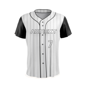 High Quality Custom Polyester <b>Baseball</b> Jersey Breathable Sportswear with Stylish New Style Regular Fit Featuring High-Stitching - Product Image 2