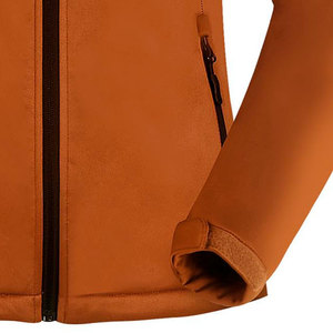 Chaquetas de moda para exteriores, cortavientos con capucha, impermeables, de manga larga, con cremallera frontal, chaquetas Softshell para mujer - Product Image 4