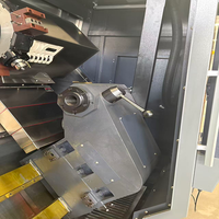 Tour CNC à banc incliné TCK800 économique avec commande GSK, mandrin de précision à 3 mors, pour travaux de découpe de métaux intensifs