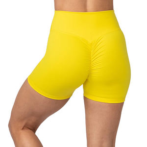 Pantalones cortos de gimnasio alto para mujer Casual Mid Fitness Activewear Plus Size Yoga Scrunch Butt Sports Essential Washed Wholesale Workout - Product Image 6