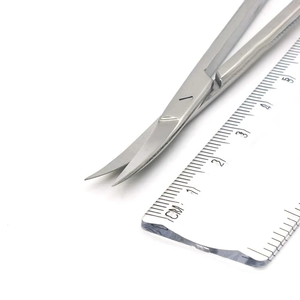 Ciseaux chirurgicaux à dissection incurvée Instruments médicaux manuels en acier inoxydable à bord tranchant Ensemble d'instruments cliniques de laboratoire hospitalier - Product Image 2