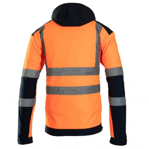 CONMR-Chaqueta reflectante de seguridad personalizada, impermeable, de 2 capas, de alta calidad, para construcción, Ronpex - Product Image 4