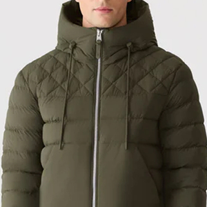 Men's Special Collection Fashionable Outfits Solid Color High Quality Comfortable <b>Quilted</b> Jacket With Customized Logo Printing - Product Image 6