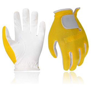 ถุงมือกอล์ฟหนังแท้คุณภาพพรีเมียม OEM สำหรับทุกเพศ ปรับสายรัดข้อมือได้ กันน้ำ พร้อมโลโก้สั่งทำ สำหรับกิจกรรมกลางแจ้ง - Product Image 1