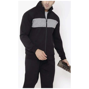 Conjunto de pantalones de chándal de lana sin costuras de dos piezas de algodón 100% de alta calidad para hombres, Jersey sólido de maternidad personalizado de 240Gsm - Product Image 3