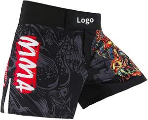 กางเกงชกมวย MMA แบบสั่งทำพิเศษจากปากีสถาน กางเกงมวยไทย ปรับแต่งได้ - Product Image 2