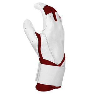 Gants de baseball softball en cuir véritable absorbant les chocs. Meilleurs gants de frappeur anti-chocs pour adultes et jeunes LBBG-0044 - Product Image 3