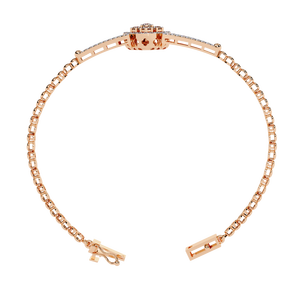 Bracelet en or 18 carats avec diamants de laboratoire - Élégant et éblouissant - Product Image 6