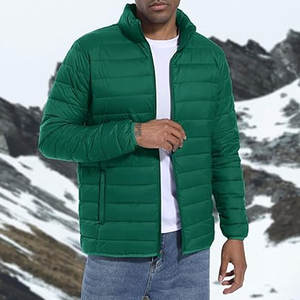 Chaqueta Acolchada Ligera Resistente al Agua para Hombre, Abrigo de Invierno Acolchado, Bolsillos Funcionales, Exportador de Fábrica OEMODM, Bloqueador de Viento - Product Image 6