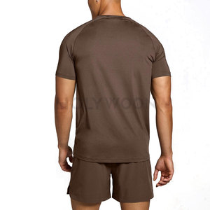 Camiseta Deportiva Ajustada de Punto para Hombre, Absorbe la Humedad, Secado Rápido, Ligera, Cómoda, para Gimnasio, Entrenamiento, Running, Ropa Deportiva - Product Image 2