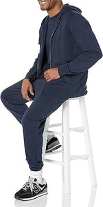 Sudaderas con capucha informales de invierno para hombre Color sólido Regular Fit 100% algodón polar transpirable ecológico de alta calidad - Product Image 3