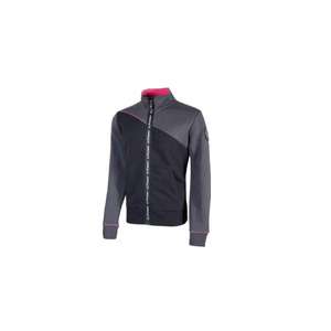 Sudadera mujer URANUS gris fucsia Sudadera con capucha - Product Image 1