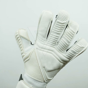 Gants de gardien de but en cuir de haute qualité, taille personnalisée, antidérapants, bracelet de poignet réglable, respirants, faible MOQ - Product Image 3