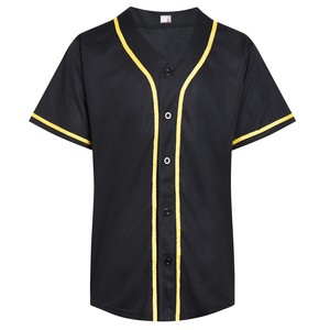 OEM Bon marché vierge, maillot de baseball pour hommes à la mode, maillot de baseball super qualité avec boutons sur mesure, top tendance - Product Image 1