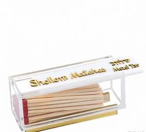 Customized Modern Acrylic <b>Matchbox</b> Display with Easy Assembly Corner Shelf for Countertop Storage - Product Image 1