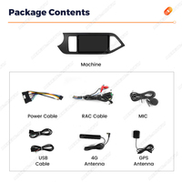 MEKEDE C30 Plus Unité centrale de navigation de voiture Écran Android de voiture Mp3 Lecteur vidéo Radio pour KIA Morning 2011-2017