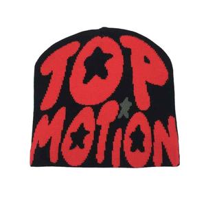 หมวกบีนนี่ถักแบบพิมพ์ลายพัฟสำหรับทุกเพศหมวกถักนิตติ้งปรับแต่งได้ - Product Image 1