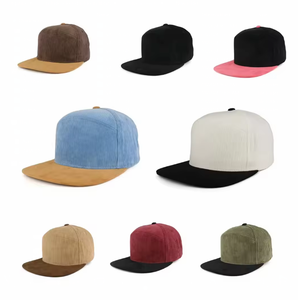 Casquette de baseball à visière plate en velours côtelé, style décontracté, taille unique, couleurs assorties, en provenance du Vietnam - Product Image 6