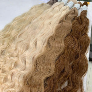 NASA Company Prix d'usine-Haute qualité 100% vraies extensions de cheveux humains donneur unique en vrac Style de vague naturelle - Product Image 1