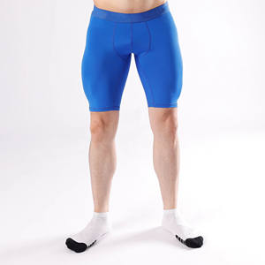 Shorts de compression élastiques de qualité supérieure en gros personnalisés pour hommes, entraînement sportif, basketball et shorts de performance pour l'entraînement - Product Image 4