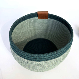 Vintage Best Collection Round Cotton <b>Rope</b> Woven <b>Storage</b> <b>Basket</b> For Home Kitchen Accessories Decoration Acceptable Price <b>Basket</b> - Product Image 6